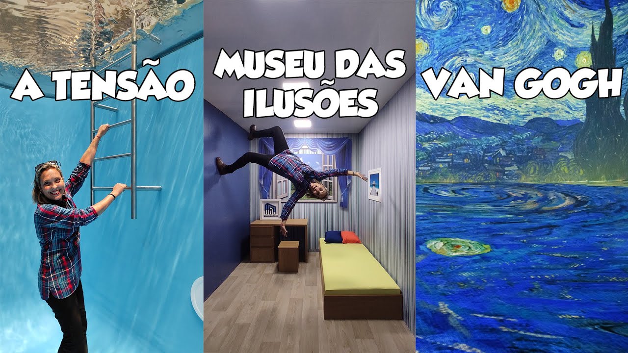 3 EXPOSIÇÕES IMERSIVAS PARA CONHECER EM SÃO PAULO - A Tensão | Museu das Ilusões | Beyond Van Gogh