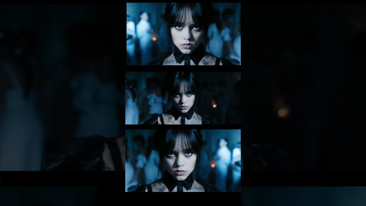 Wednesday Addams Loves DAFT PUNK (Vertical Version)