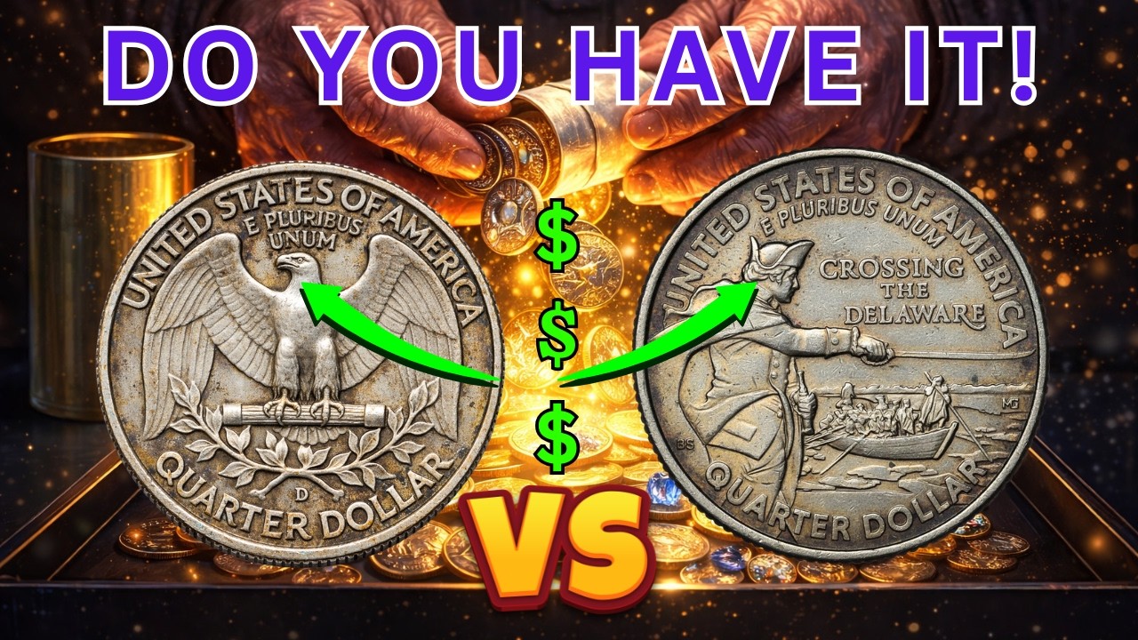Rare Washington Quarter Dollar Coins Worth Big Money – Do You Have One?