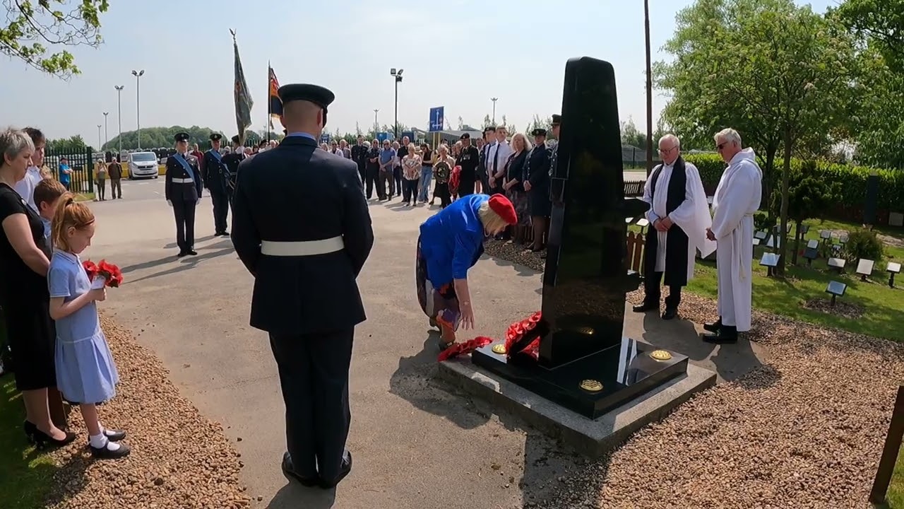 RAF 51sqd memorial and RAF Snaith Museum official opening.  12 May 2024.