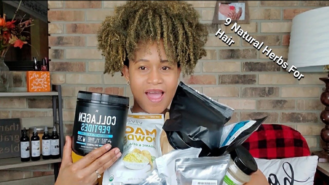 9 Powerful Natural Hair Growth herb that give you Crazy Growth Block DHT Stop Thinning & Breakage
