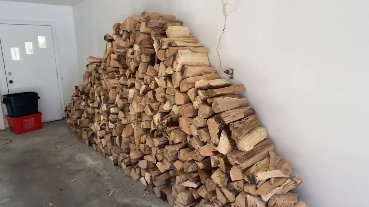 What a cord of firewood looks and feels like in reality