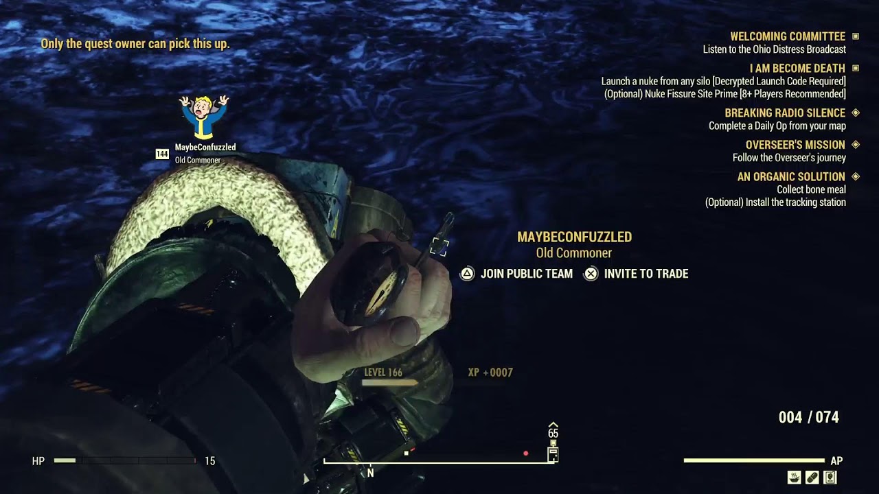 Fallout 76 - Leveling up/events/quests/exploring (PS5)