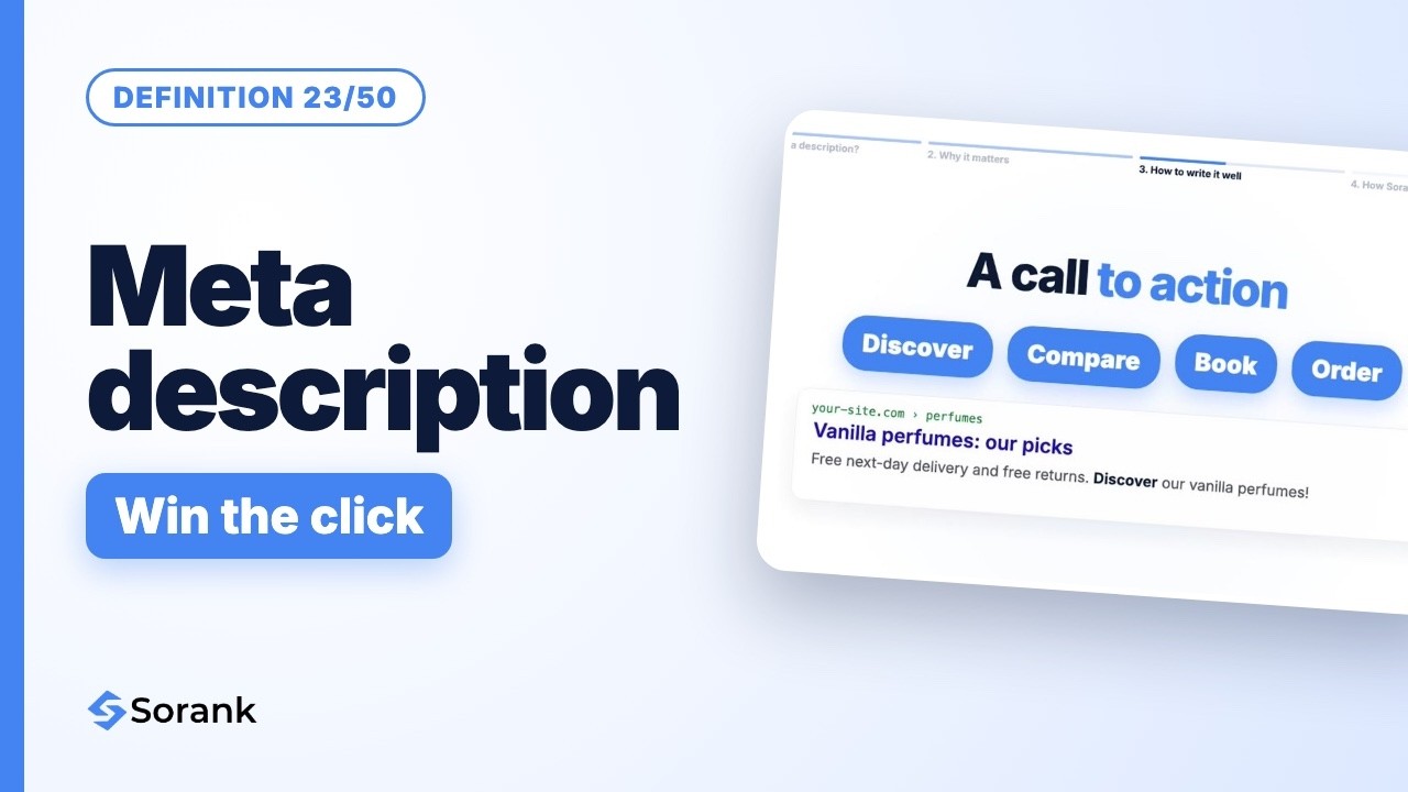 Meta description explained: write the text that earns the click