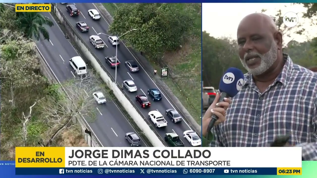 Tráfico hacia Panamá Oeste en primer día de clases