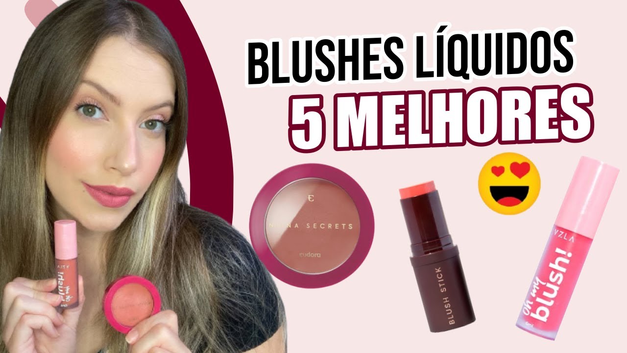 TOP 5 BLUSH CREMOSO E LÍQUIDO | NIINA SECRETS - MARI SAAD - SP COLORS