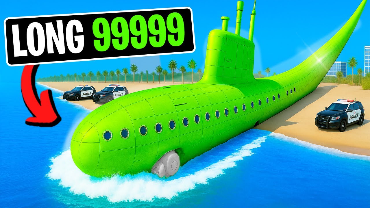 Every Time I Crash My Submarine Car Gets Longer in GTA 5