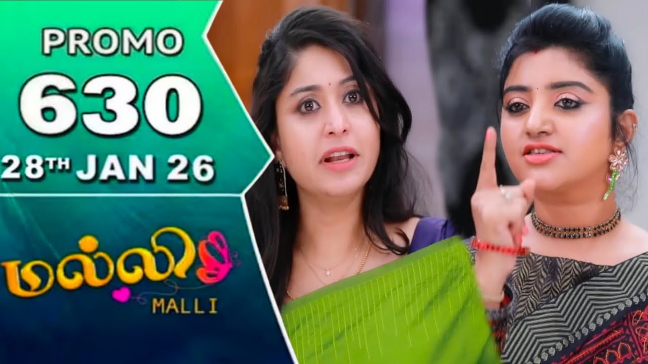 malli today promo 630 review / 28.1.2026 / malli serial 630 review