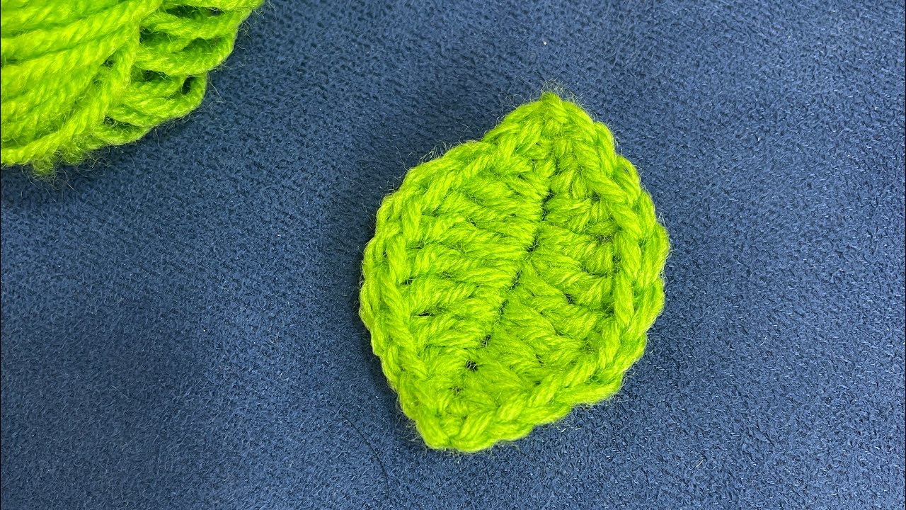 Easy Crochet Leaf | Beginners