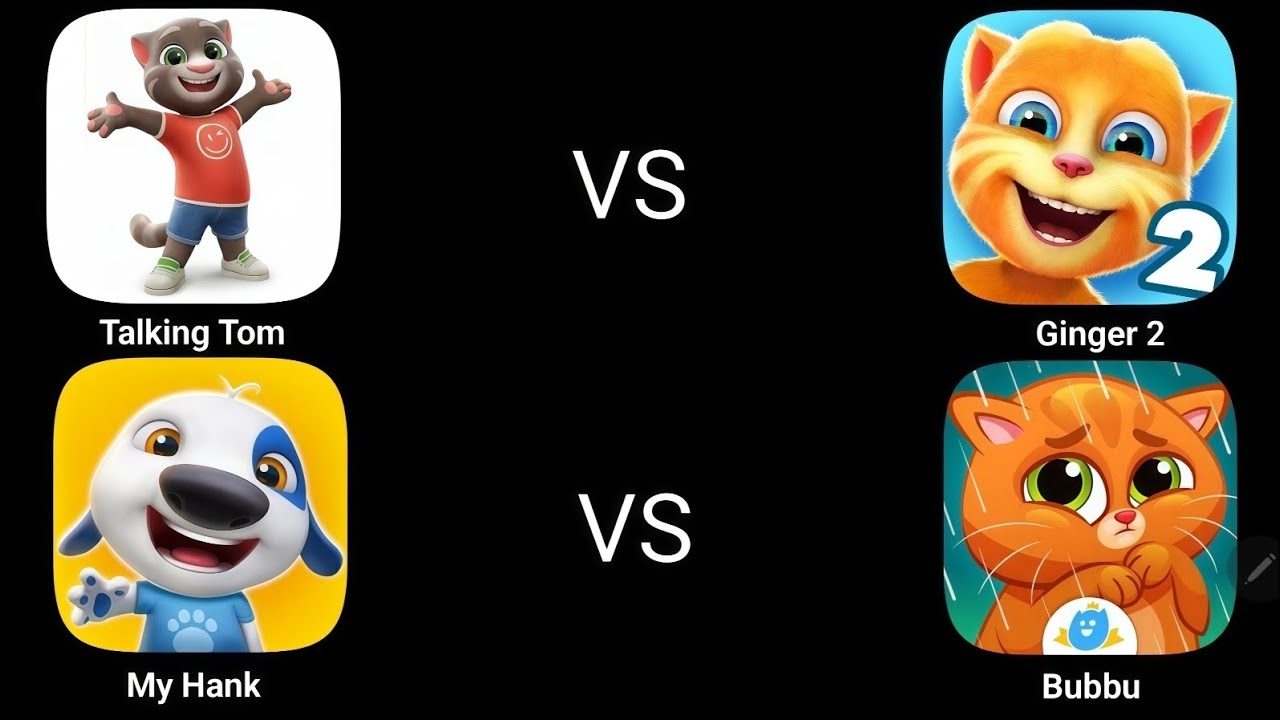 “Talking Tom vs Ginger 2 | My Hank vs Bubbu – Ultimate Pet Battle!”