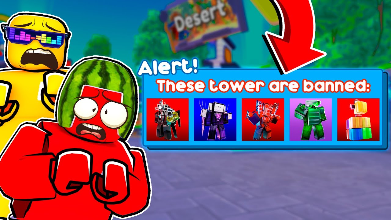 Toilet Tower Defense BANNED THESE...?