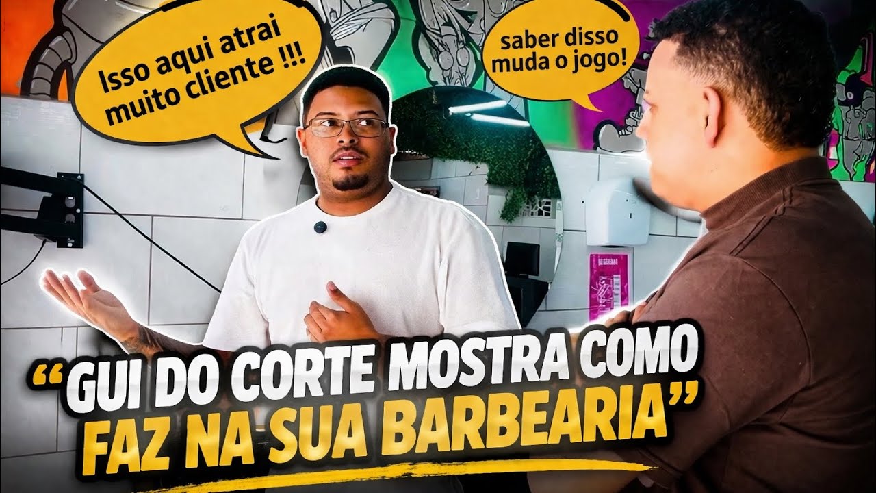 Dicas de barbearia e vis&atilde;o de sucesso com Gui do corte | Rodrigo style 