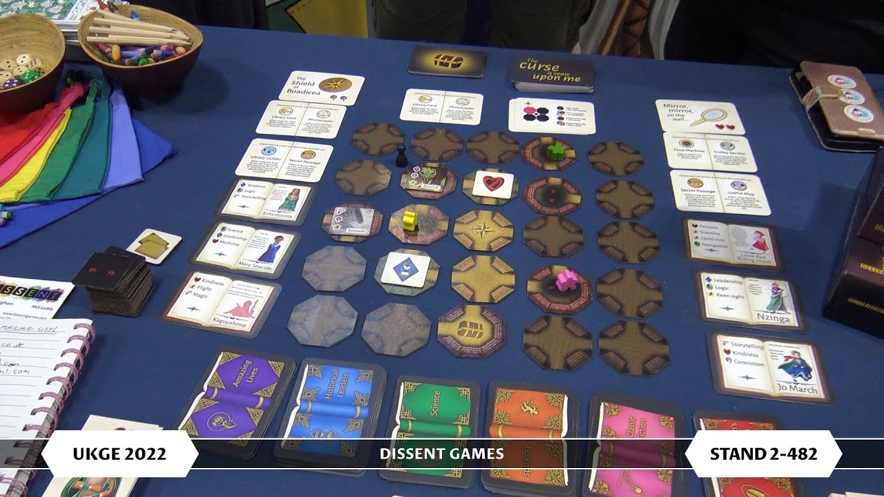 Dissent Games - Library Labyrinth | Stand 2-482 #UKGE2022 #UKGamesExpo