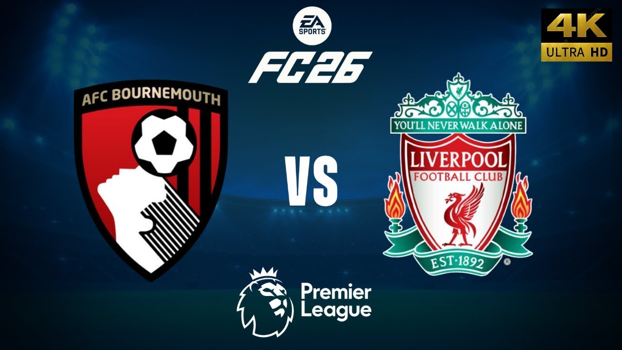 FC 26 - Bournemouth vs Liverpool - Premier League 25/26 Full Match - PC [4K60]