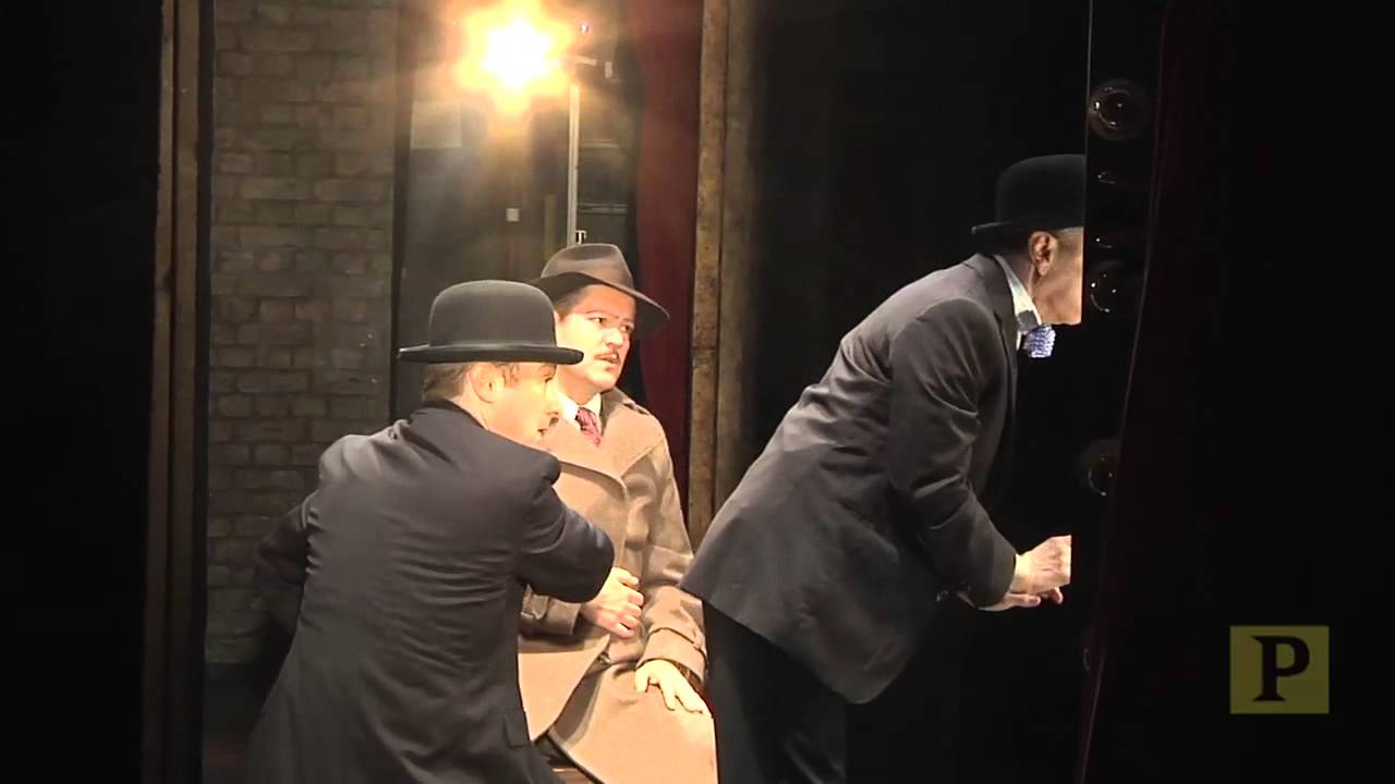 Quick Changes, Crazy Props, Whiskey and Controlled Chaos in the Wings of "39 Steps"