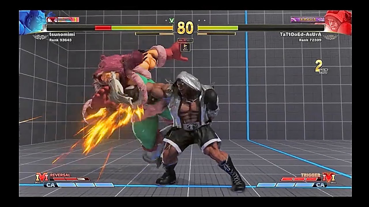 街霸5／快打旋風5／Street Fighter 5／SFV：Balrog vs Zangief（2026/01/20）
