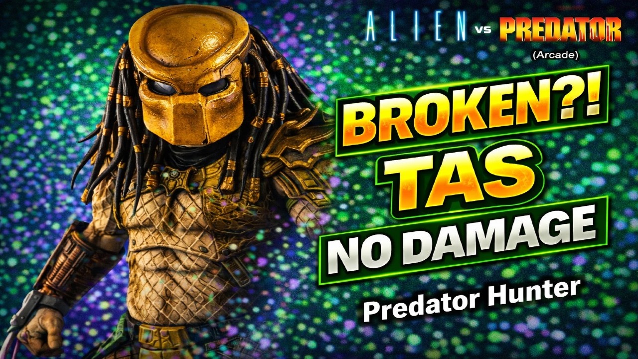 【TAS】ALIEN VS PREDATOR - PREDATOR HUNTER【ARCADE】