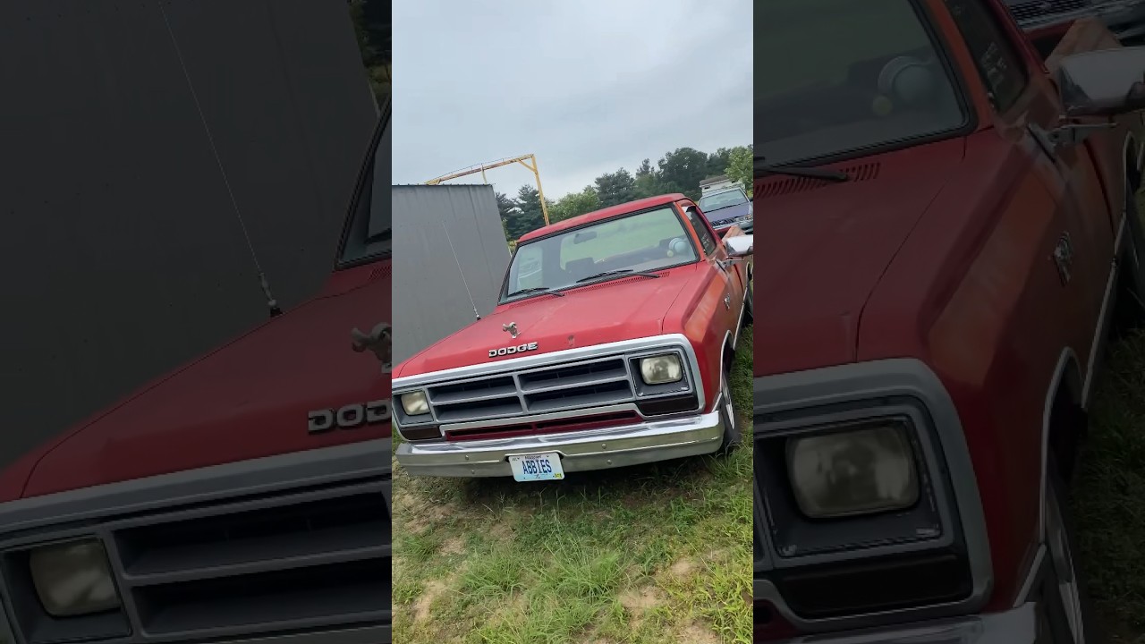 87 Dodge D100 #dodgetruck #mopar