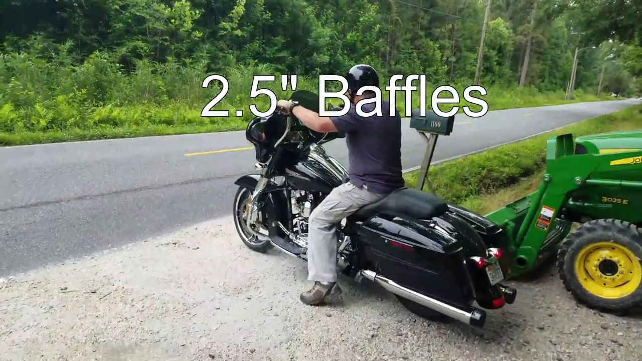 Rinehart Baffle Comparison, 2015 Harley Davidson Street Glide