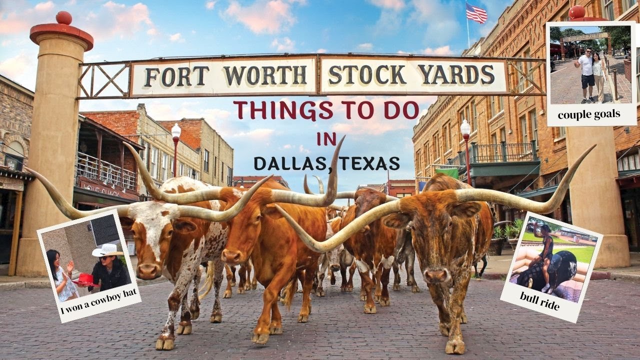 Top Things to do in Dallas Texas - Stockyards in Fort Worth |  #vlogs