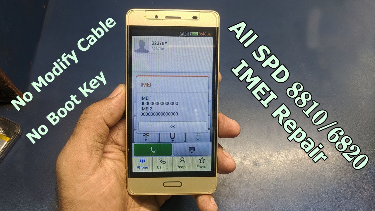 Enet E60 SPD 6820/8810 IMEI Repair No Modify Cable, Boot Key
