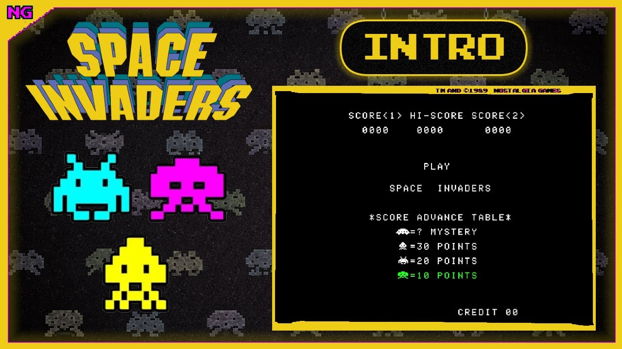 Space Invaders INTRO (1978) [Arcade]