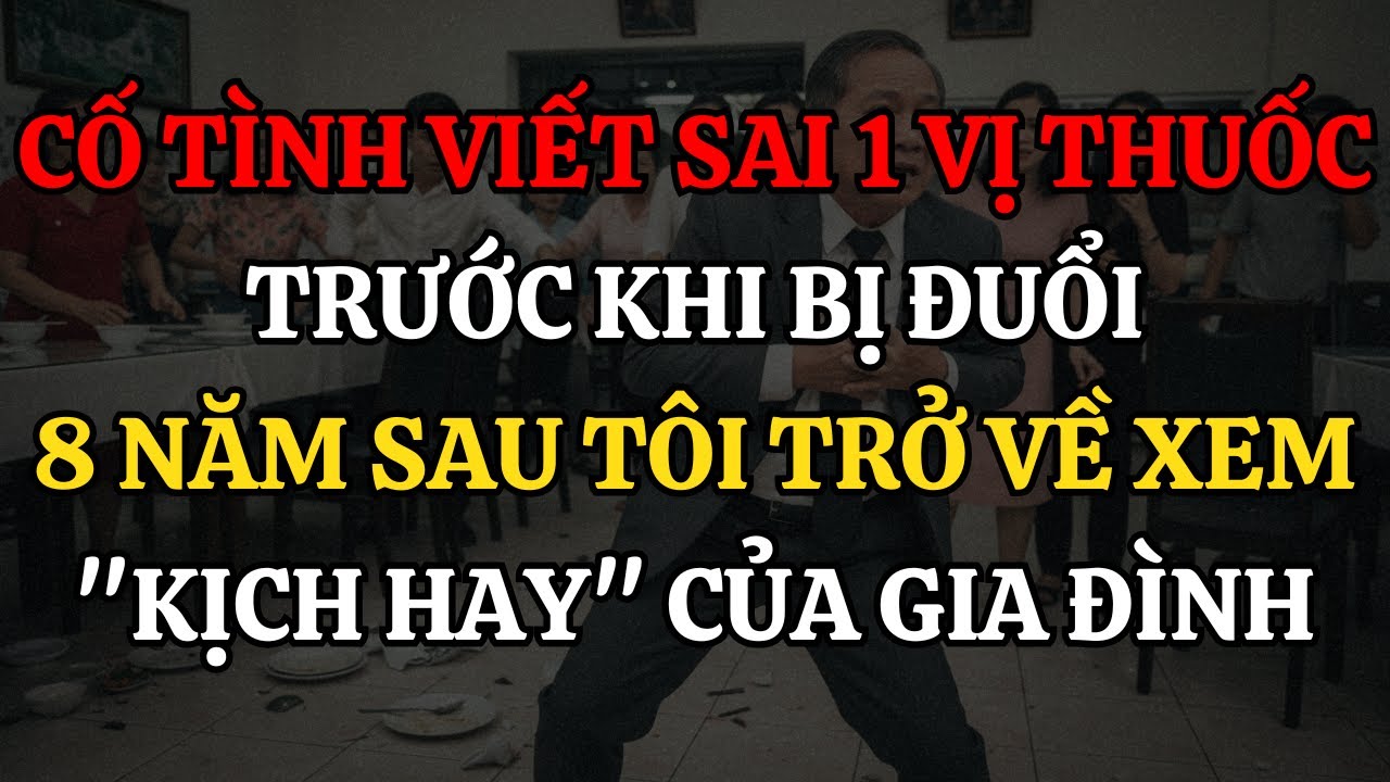 Cố Tình Viết Sai 1 Vị Thuốc Trước Khi Bị Đuổi, 8 Năm Sau Tôi Trở Về Xem Kịch Hay Của Gia Đình