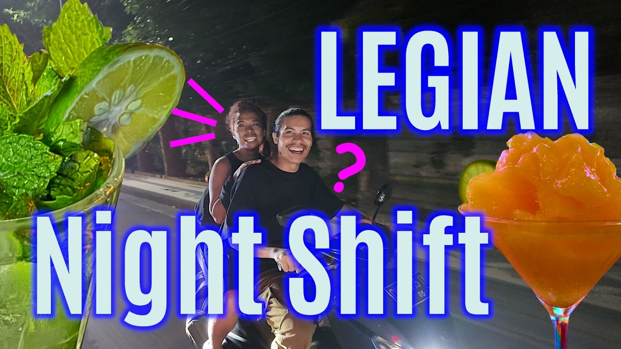 Legian Night Shift! Exploring Legian! Bebek Betutu, 108 Bar, Spicy Fun & Mishaps! 4K