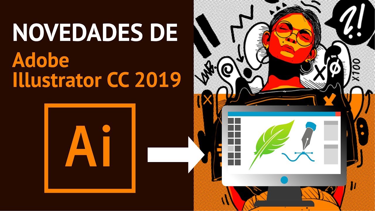 NOVEDADES DE ADOBE ILLUSTRATOR CC 2019 🎨 V. 23  (Explicación Completa) ✔
