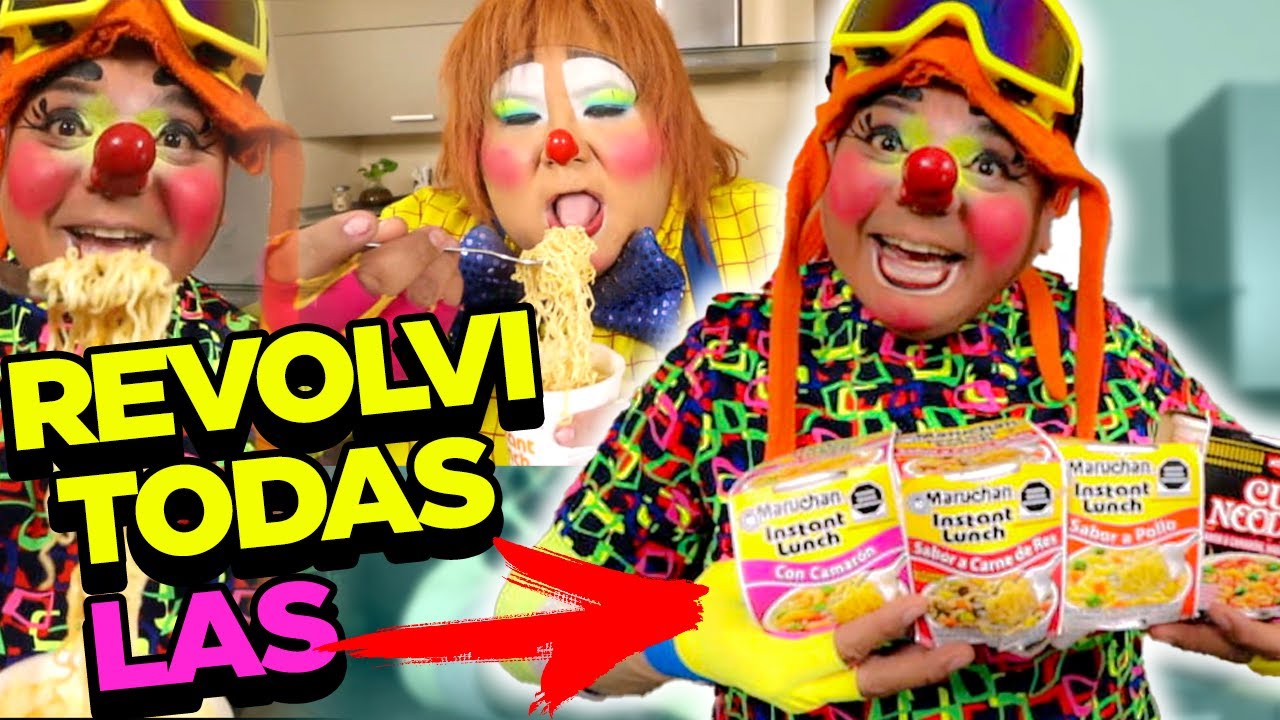 Revoltura EXTREMA DE SOPAS Instantaneas | Zabalito Tv junior y jooni pop