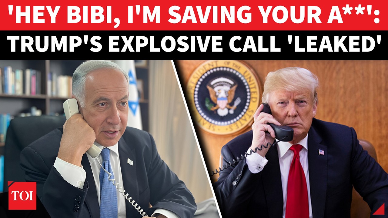 &lsquo;Can&rsquo;t Keep Saving Your A**&rsquo;: Trump&rsquo;s HEATED Phone Call With Netanyahu &lsquo;LEAKED&rsquo; Days After &lsquo;Drama&rsquo;