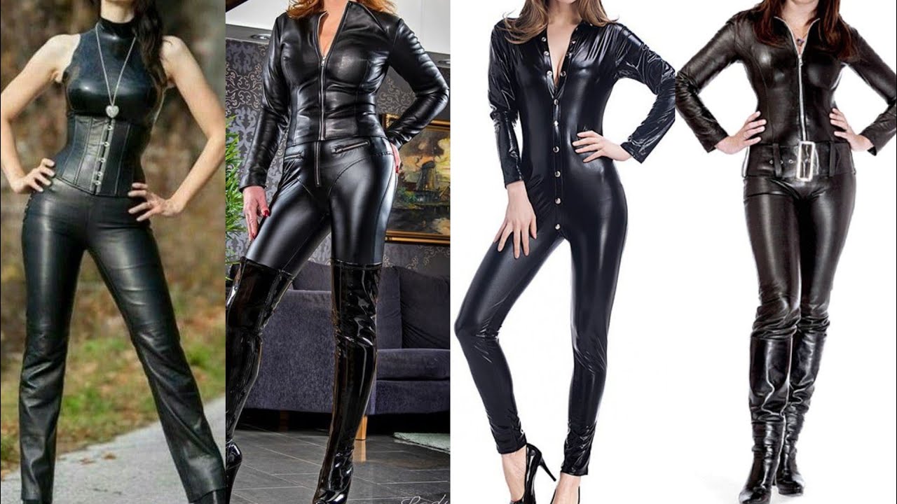 Elegant and classy leather latex loving jumpsuits designs ideas for hottest girls and ladies