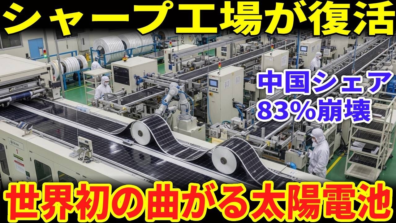 【国策1572億円】死んだはずのシャープ工場から世界初の太陽電池が生まれる…中国が恐れる日本の隠し資源とは