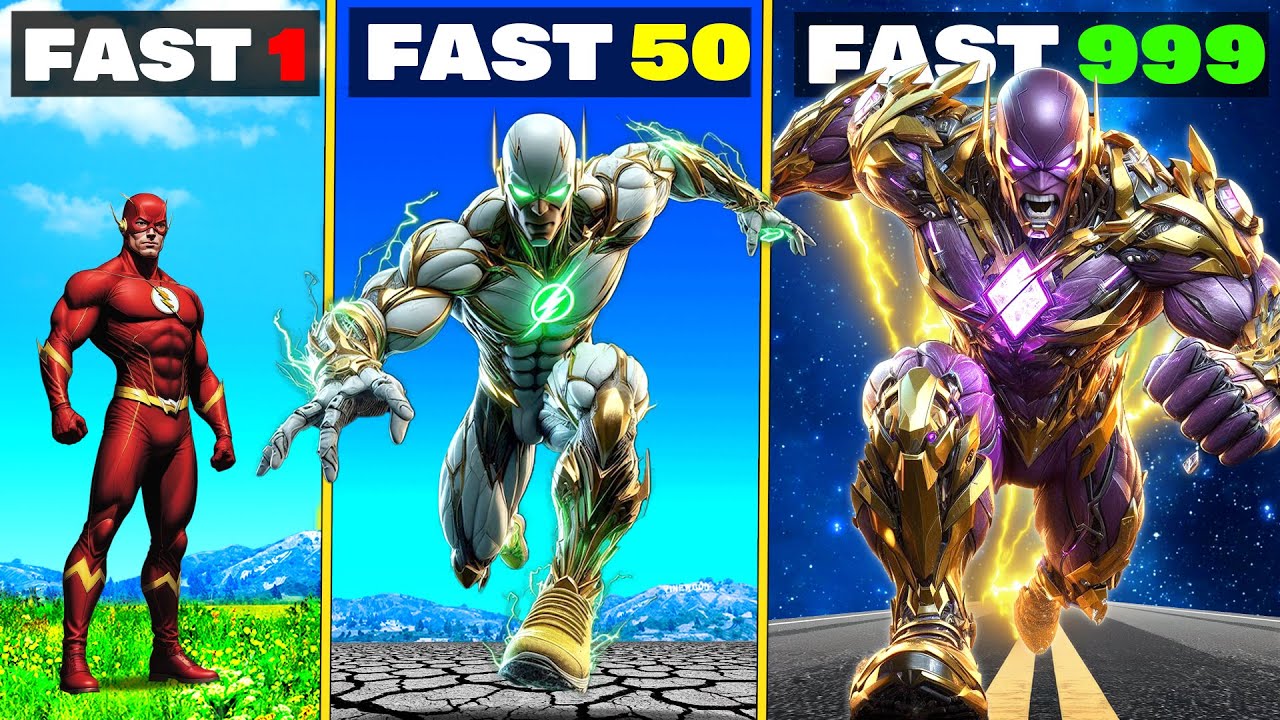 FLASH Upgrades with Every Step in GTA-5