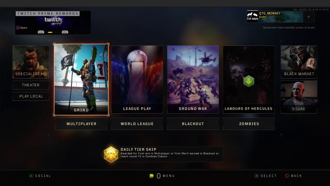 Dark matter grind- bo4!