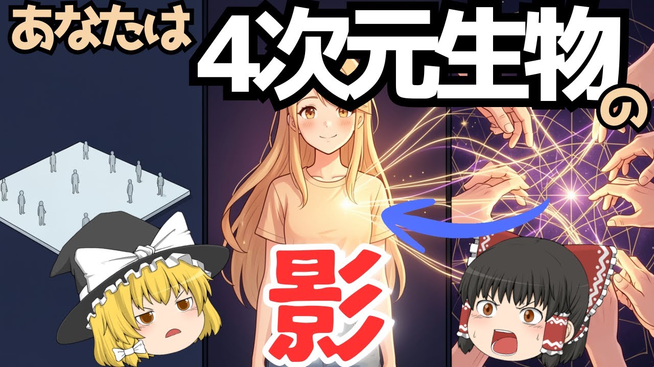 【衝撃】あなたは4次元生物の