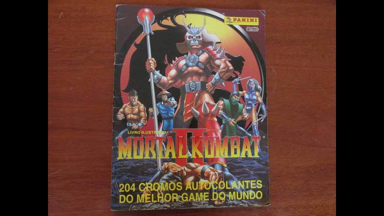 Álbum Mortal Kombat II Panini Completo #(025)