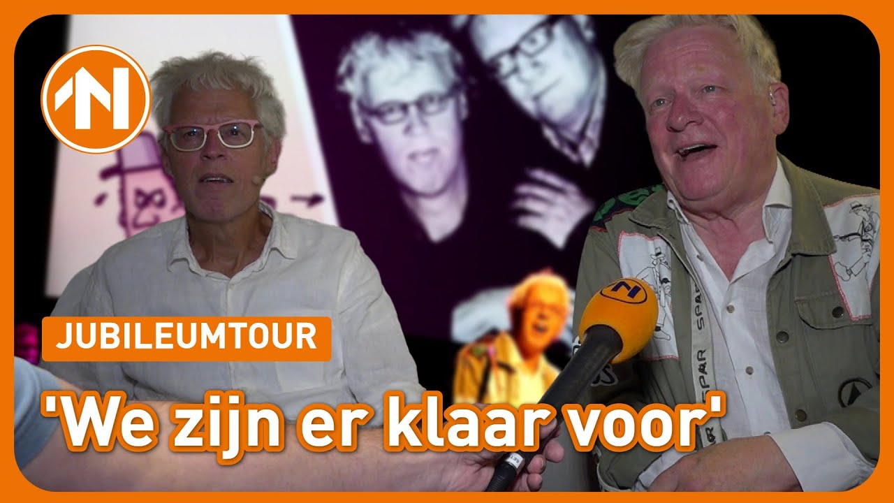 Pé & Rinus trappen jubileumtour af in Groningen