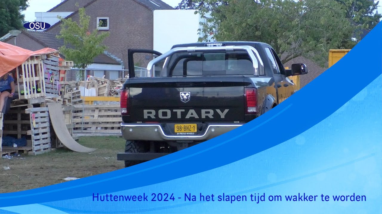 Huttenweek Uitgeest 2024 - Het opstaan en het afbreken van de hutten