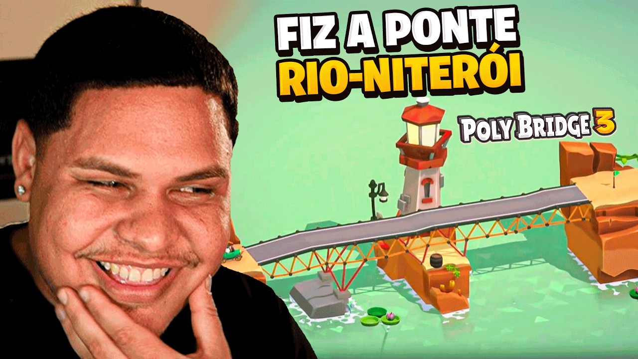 VIREI CONSTRUTOR DE PONTE - JMDECK JOGANDO POLY BRIDGE 3