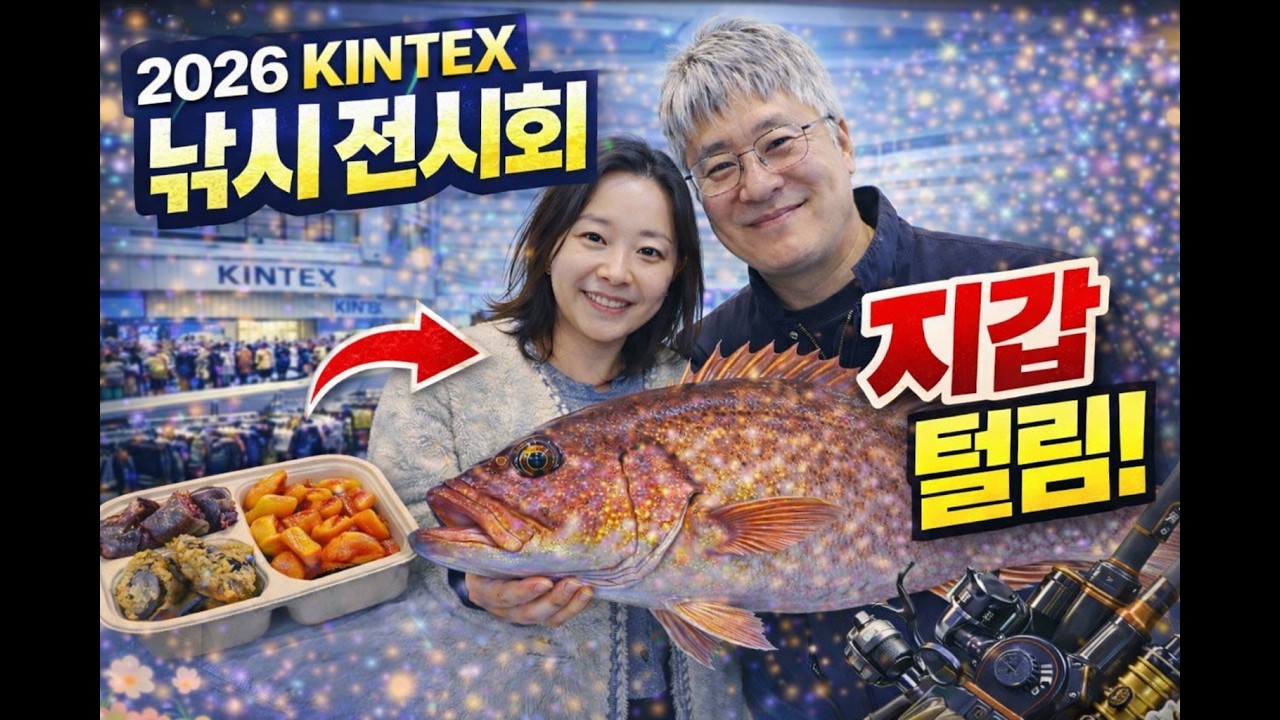 2026 킨텍스 낚시전시회 다녀온 꽝조사부부! 쇼핑하고 이벤트까지