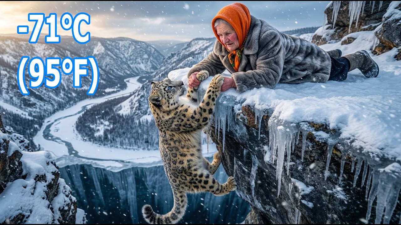 A Dying Pregnant Female Leopard Pleads For Help From An Old Woman – The Ending Will Melt Your Heart.