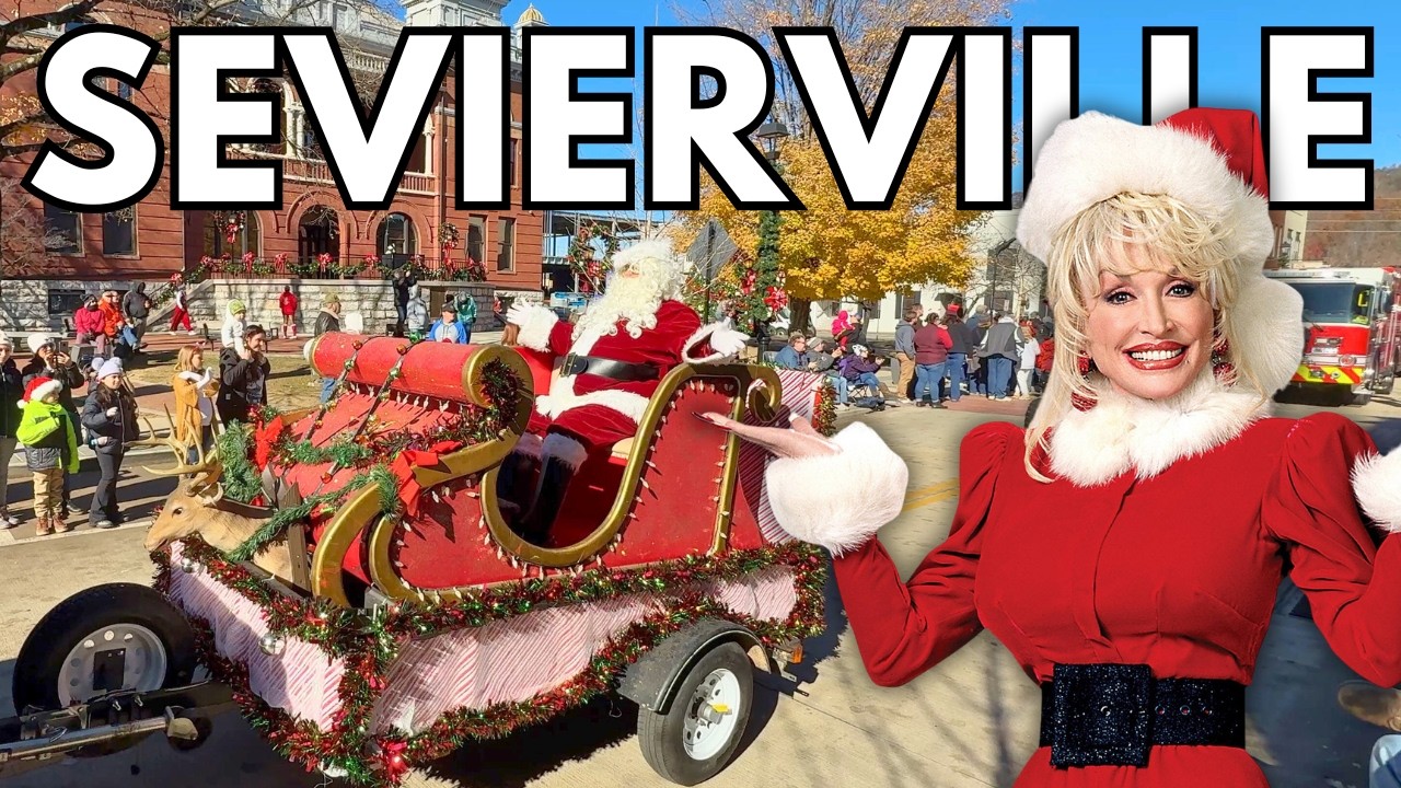 Dolly Parton's Hometown Christmas Parade In Sevierville Tennessee | FULL 4K Version