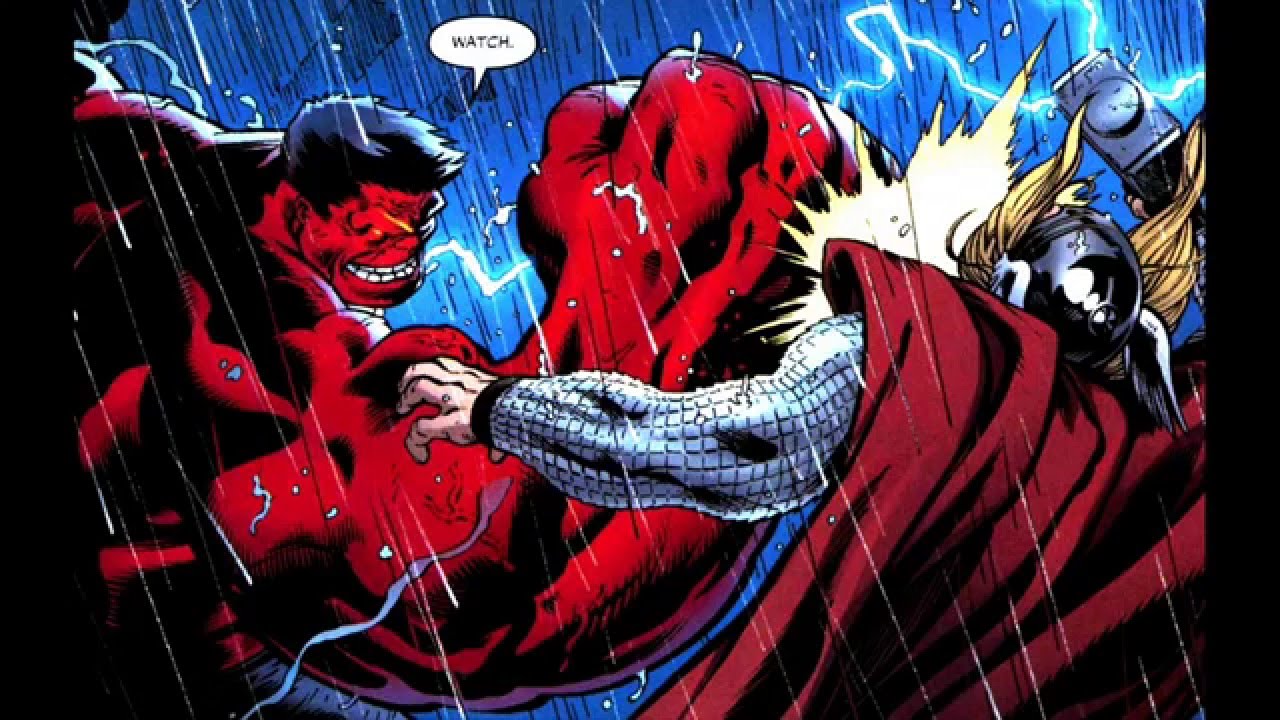 Red Hulk vs. Thor
