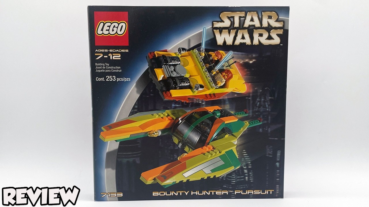 Lego Star Wars Set 7133 BOUNTY HUNTER PURSUIT Review!