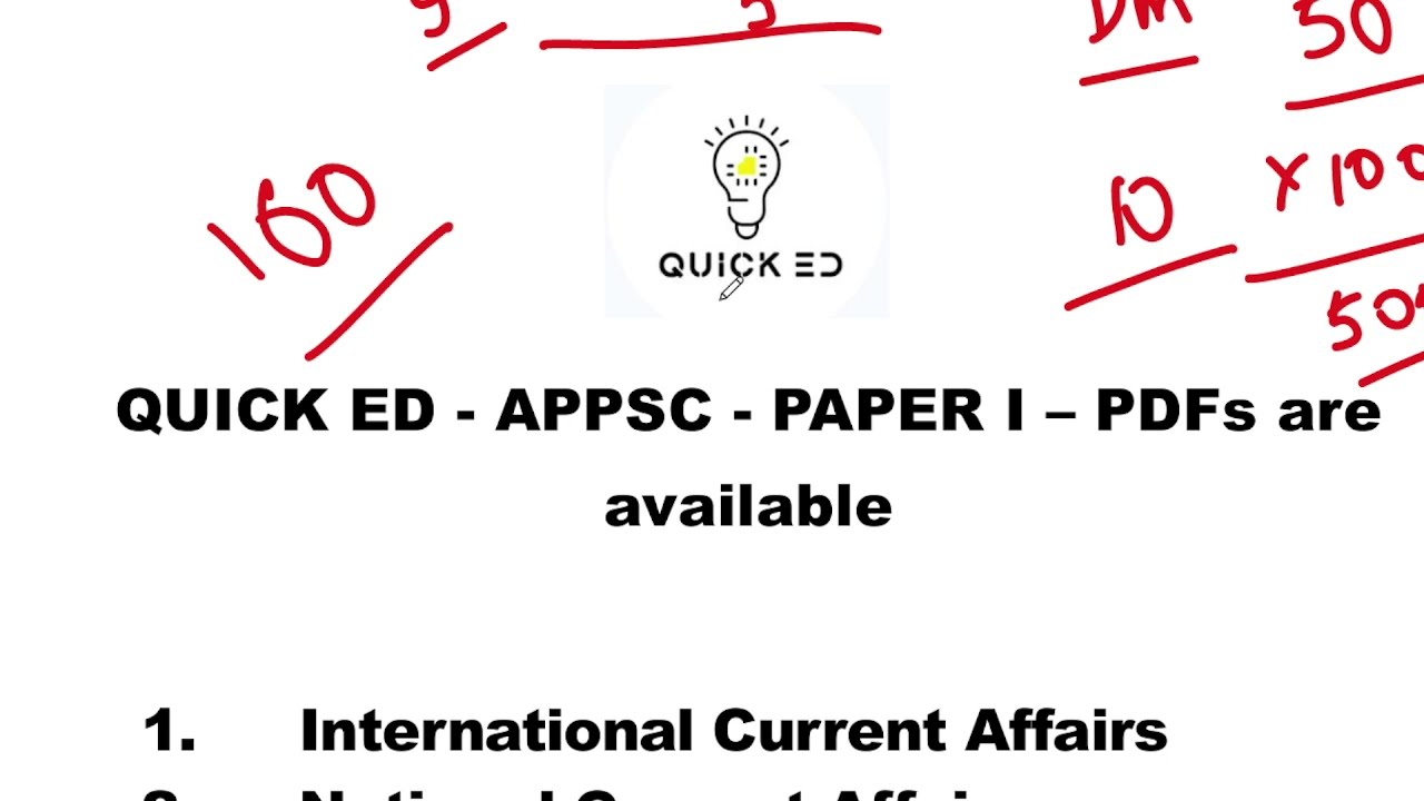 🔥 4500 One-Liners | 9 Subjects | APPSC & All Competitive Exams | Available for Purchase | QuickED