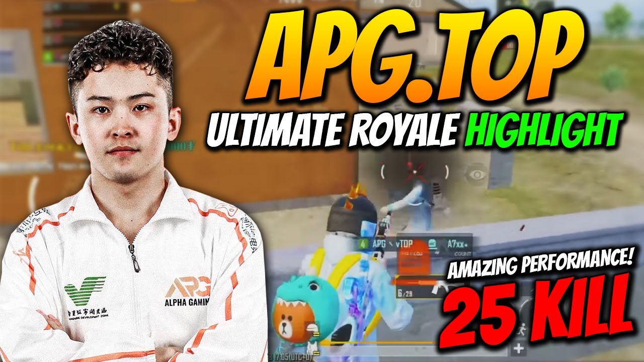 PUBG Mobile Mongolia : APG.TOP Ultimate Royale AMAZING PERFORMANCE! @bune_top