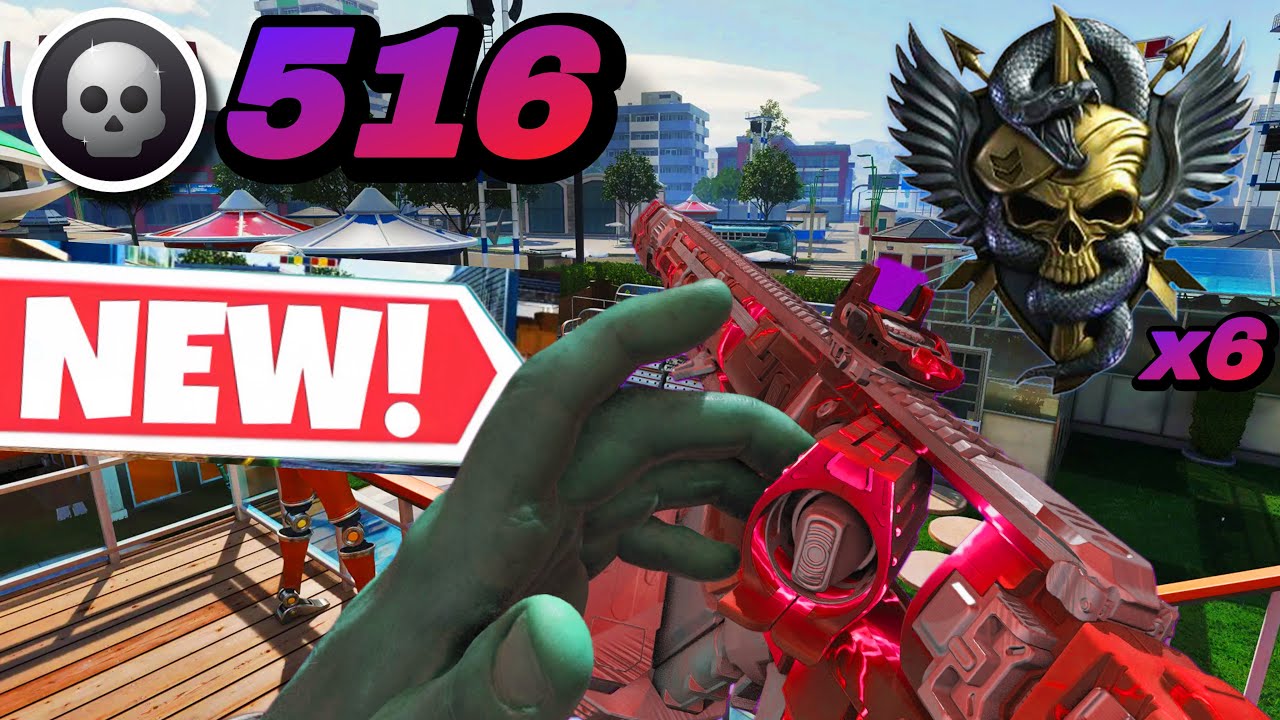 BLACK OPS 7 - 516 KILLS + 6 NUKES w/ NEW INSANE META EGRT-17 on NUKETOWN!