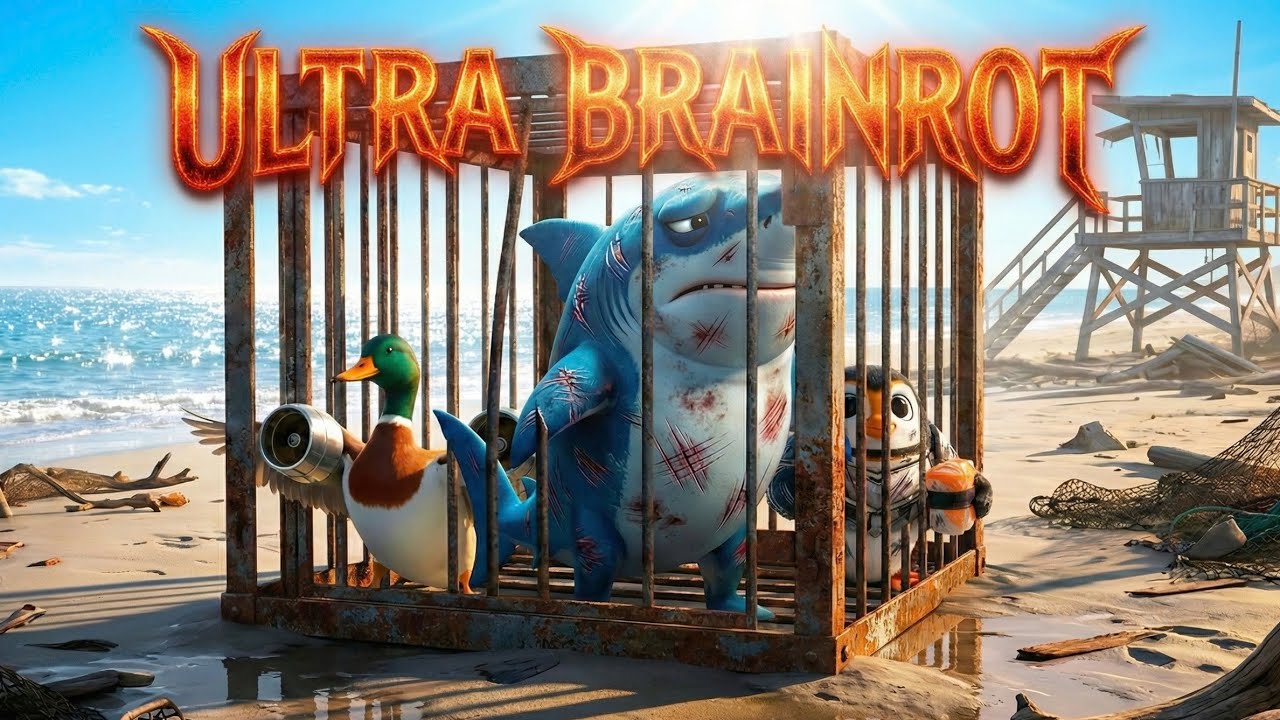 TRALALERO TRALALA x ITALIAN BRAINROT ESCAPE TOGETHER | OFFICIAL MV