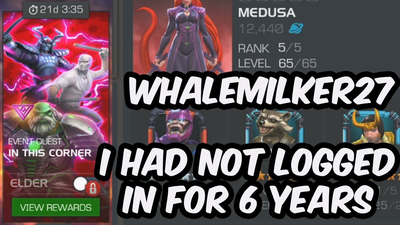 Trying The New Event Quest With My 6 Year Retired Free To Play Account - Marvel Contest of Champions
